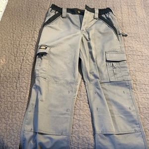 Dickies grey / black accent work pants